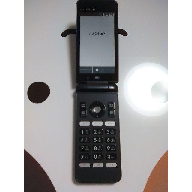 ガラホ GRATINA 4G au回線sim スマホ/家電/カメラのスマートフォン/携帯電話(携帯電話本体)の商品写真