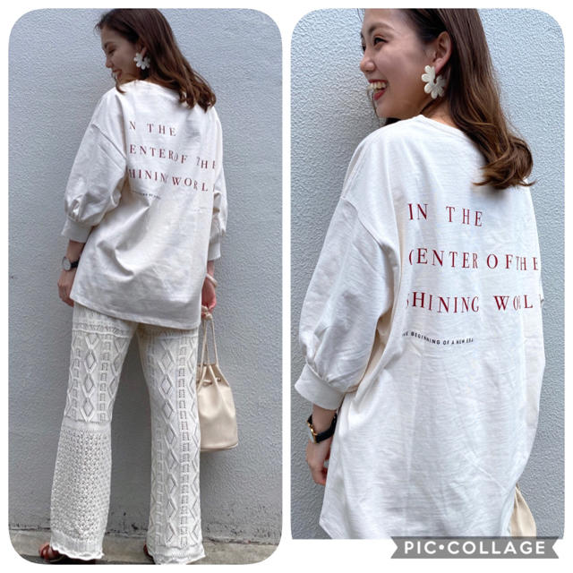 who's who Chico(フーズフーチコ)のchico🌸2020春の新作✨新品タグ付き✨バックロゴT メンズのトップス(Tシャツ/カットソー(半袖/袖なし))の商品写真