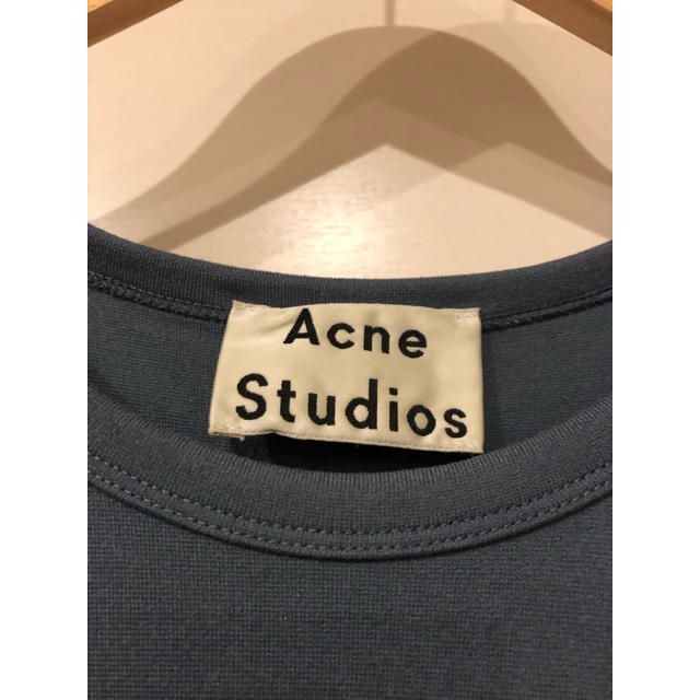 ACNE(アクネ)のAcne studios Tシャツ tomorrow land M 無地 ブルー メンズのトップス(Tシャツ/カットソー(半袖/袖なし))の商品写真