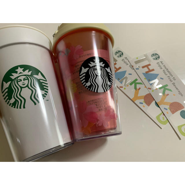 Starbucks Coffee(スターバックスコーヒー)のすーこさま専用　　Starbucks 新品　ギフトセット チケットの優待券/割引券(フード/ドリンク券)の商品写真