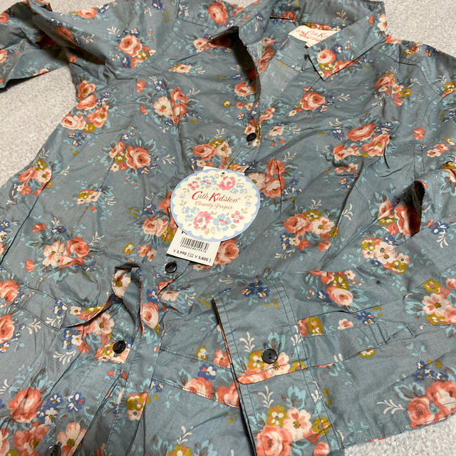 Cath Kidston(キャスキッドソン)のレア新品タグ付キャスキッドソンユニクロコラボ花柄シャツワンピース レディースのワンピース(その他)の商品写真