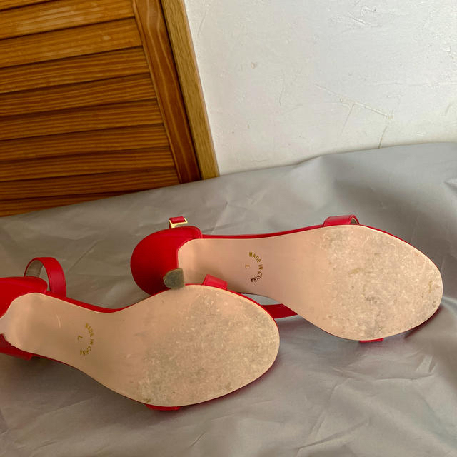 Re:EDIT サンダル　赤 レディースの靴/シューズ(サンダル)の商品写真