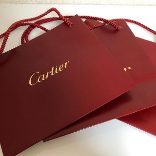 カルティエ(Cartier)のCartier ショップ袋3枚セット(ショップ袋)