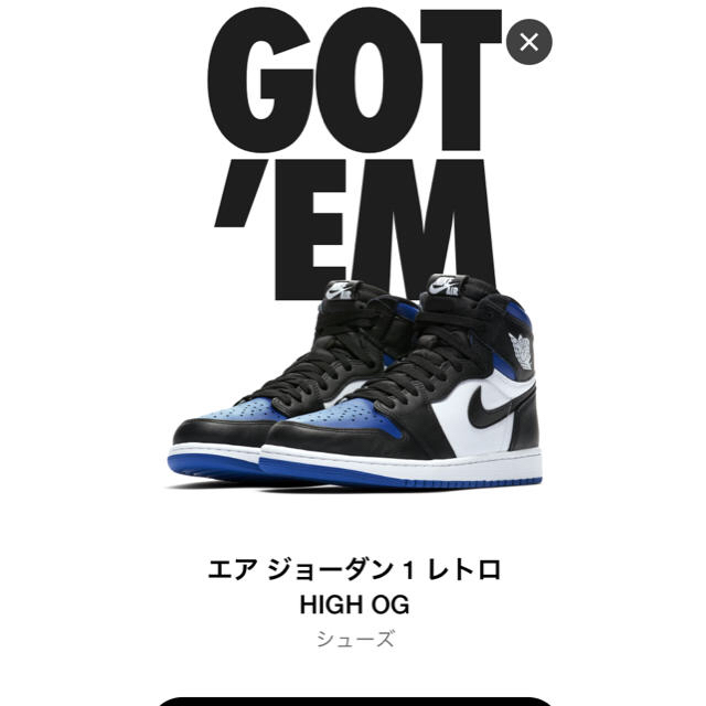 靴/シューズNIKE airjordan1 game 27.5 air jordan 1