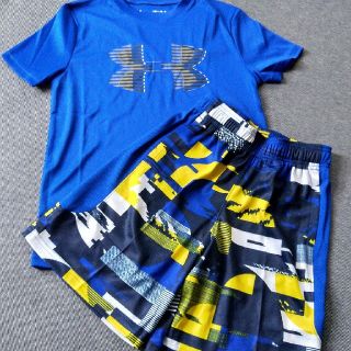 アンダーアーマー(UNDER ARMOUR)の新品！アンダーアーマーTシャツとパンツ上下セット140(Tシャツ/カットソー)