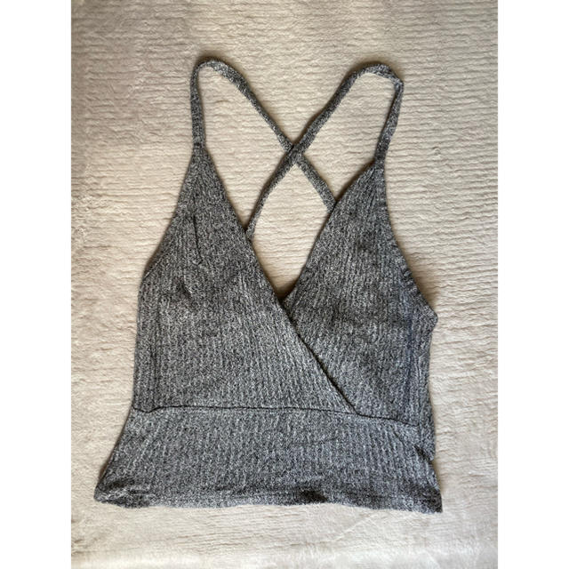 Brandy Melville(ブランディーメルビル)のニットキャミソール  ビスチェ レディースのトップス(キャミソール)の商品写真