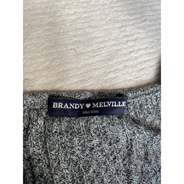 Brandy Melville(ブランディーメルビル)のニットキャミソール  ビスチェ レディースのトップス(キャミソール)の商品写真