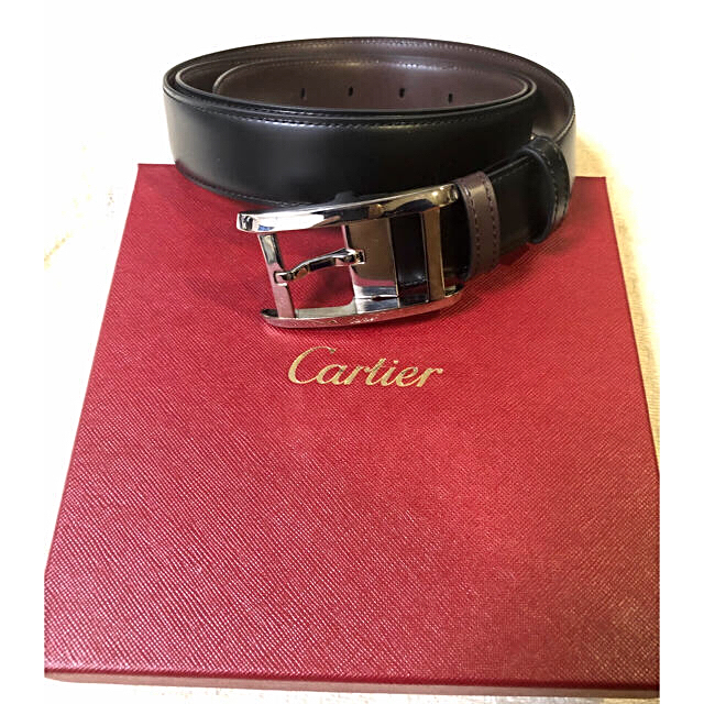 美品 カルティエ Cartier ベルト リバーシブル メンズ