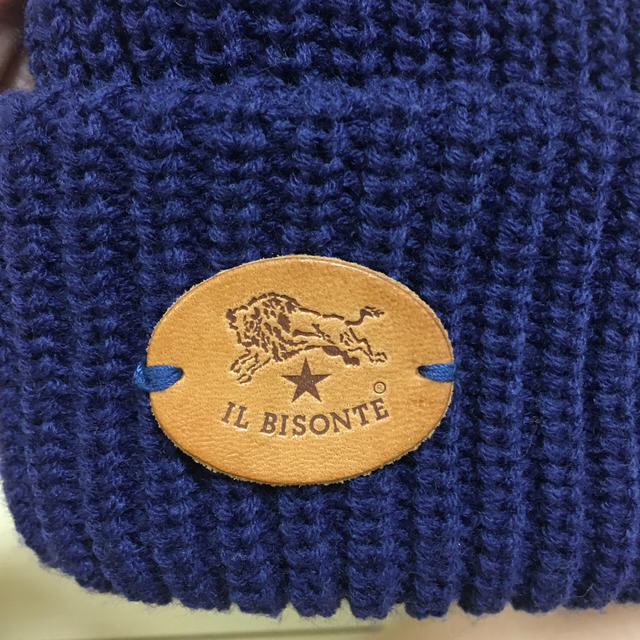 IL BISONTE(イルビゾンテ)の試着のみ  美品  イルビゾンテ  ニット帽 レディースの帽子(ニット帽/ビーニー)の商品写真