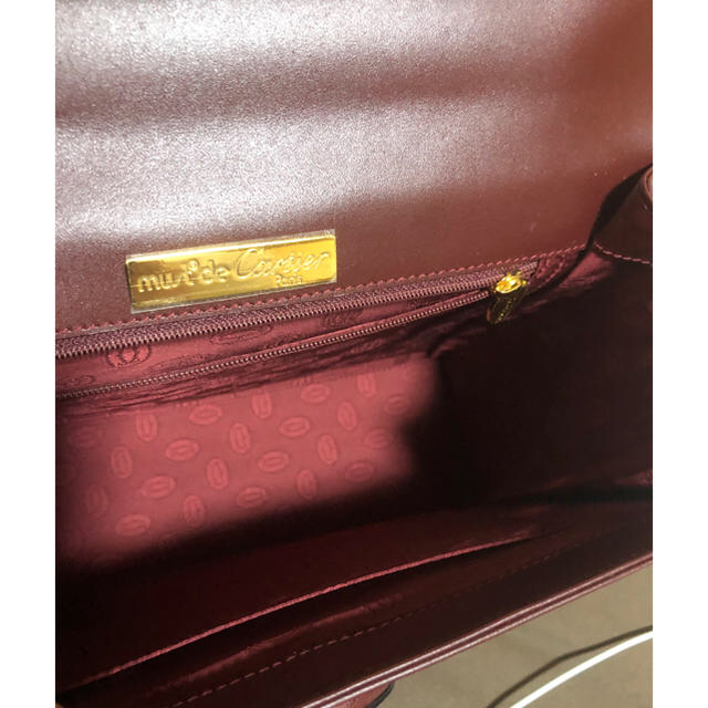 Cartier(カルティエ)のカルティエ　マストラインハンドバッグ　美品 レディースのバッグ(ハンドバッグ)の商品写真