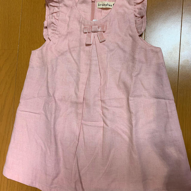 Branshes(ブランシェス)の新品タグ付きbranshesワンピース⭐︎ キッズ/ベビー/マタニティのキッズ服女の子用(90cm~)(ワンピース)の商品写真