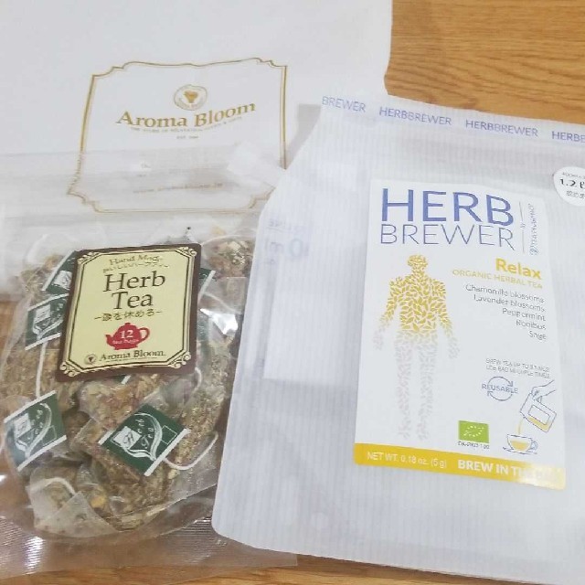 アロマブルームハーブティー &HERB BREWERRelax 食品/飲料/酒の飲料(茶)の商品写真