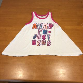 アナップキッズ(ANAP Kids)のANAP KIDS 90㎝　ワンピース　チュニック　ノンスリーブ(Tシャツ/カットソー)