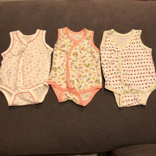 ニシマツヤ(西松屋)の新生児 肌着 夏服 3枚セット(肌着/下着)