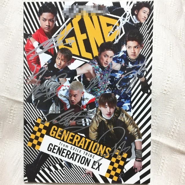 GENERATIONS  GENERATION EX 直筆 サイン　EXILE