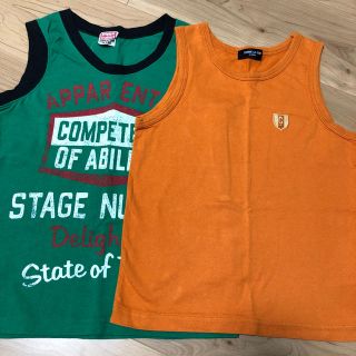 コムサイズム(COMME CA ISM)の期間限定値下げ！タンクトップ2枚　コムサイズム、他　130(Tシャツ/カットソー)