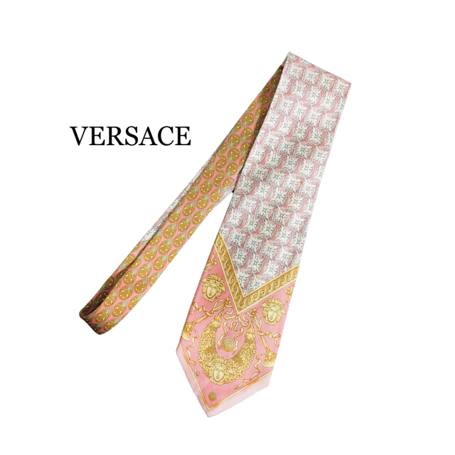 Gianni Versace(ジャンニヴェルサーチ)のGIANNI VERSACE ジャンニーニ　ヴェルサーチ　ネクタイ　古着 メンズのファッション小物(ネクタイ)の商品写真