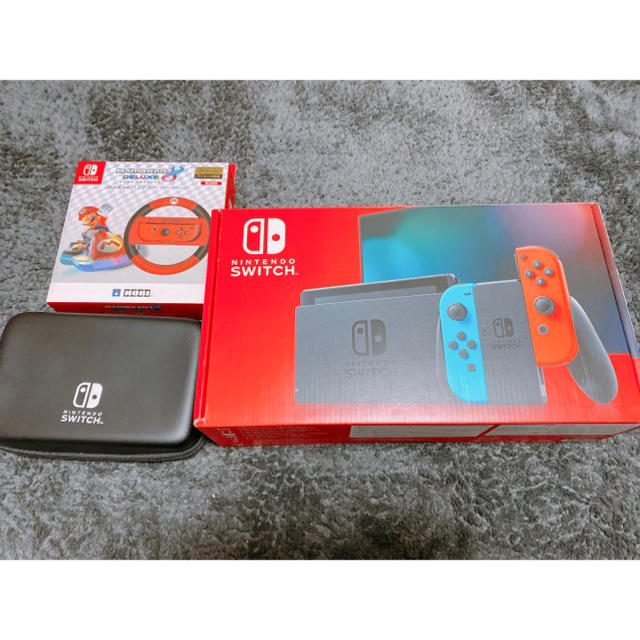任天堂スイッチ本体 ネオンカラー 新型 その他セット www ...
