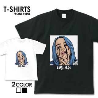 Tシャツ ビリーアイリッシュ　メンズ　レディース  ストリート　ヒップホップ(Tシャツ/カットソー(半袖/袖なし))