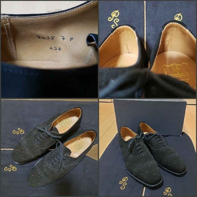 Crockett&Jones(クロケットアンドジョーンズ)のKiaKa様】希少ポールセンスコーンクロケット&ジョーンズ製/ヴィンテージ内羽根 メンズの靴/シューズ(ドレス/ビジネス)の商品写真