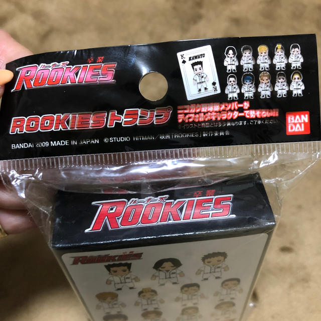 BANDAI(バンダイ)の映画ROOKIES トランプ　未使用品 エンタメ/ホビーのテーブルゲーム/ホビー(トランプ/UNO)の商品写真