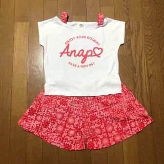 アナップキッズ(ANAP Kids)のANAP kids     半袖セットアップ(Tシャツ/カットソー)