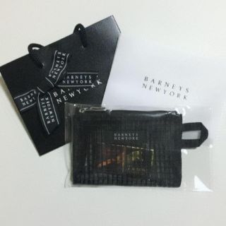 バーニーズニューヨーク(BARNEYS NEW YORK)の限定 バーニーズニューヨーク ポーチ  ブラック(ポーチ)