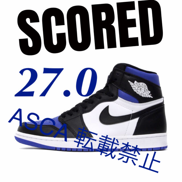 AIR JORDAN 1 RETRO HIGH OG GAME ROYAL 27SNKRS