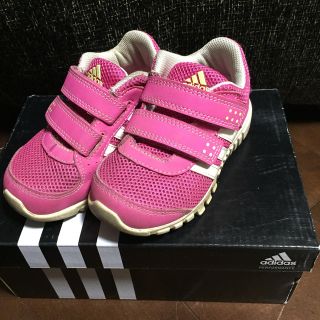 アディダス(adidas)のアディダス  スニーカー  14cm  ピンク(スニーカー)