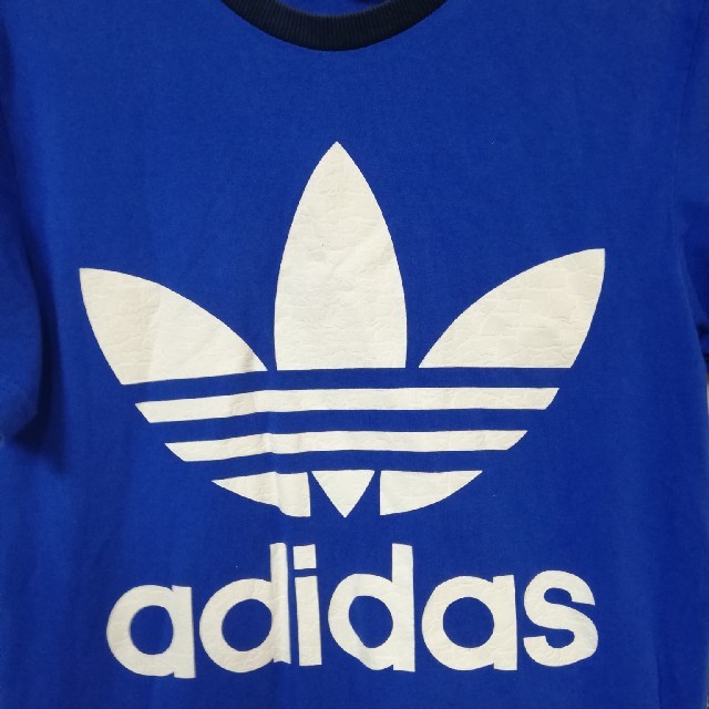 adidas(アディダス)の大人気！アディダスadidas ビッグロゴ★Tシャツトレフォイル★ブルー！ メンズのトップス(Tシャツ/カットソー(半袖/袖なし))の商品写真