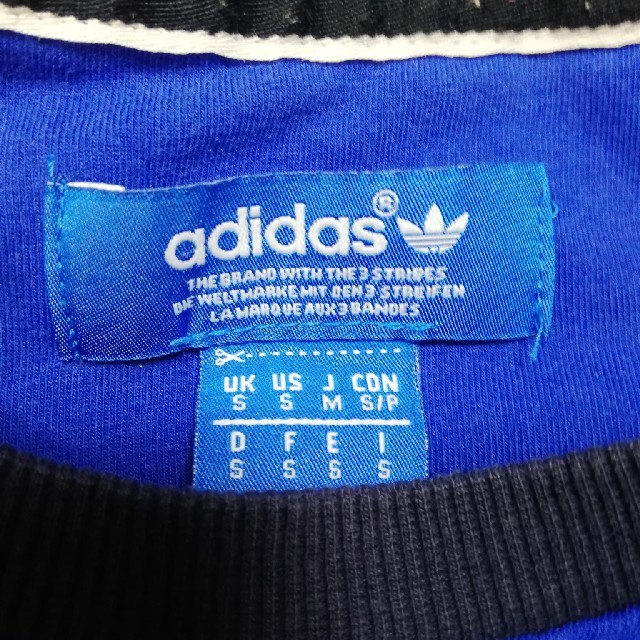 adidas(アディダス)の大人気！アディダスadidas ビッグロゴ★Tシャツトレフォイル★ブルー！ メンズのトップス(Tシャツ/カットソー(半袖/袖なし))の商品写真