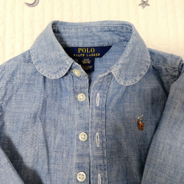 POLO RALPH LAUREN(ポロラルフローレン)のラルフローレン　デニムシャツ　100 キッズ/ベビー/マタニティのキッズ服男の子用(90cm~)(ブラウス)の商品写真