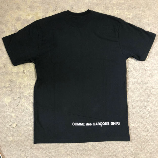 S Supreme CDG Split tee box logo garcons