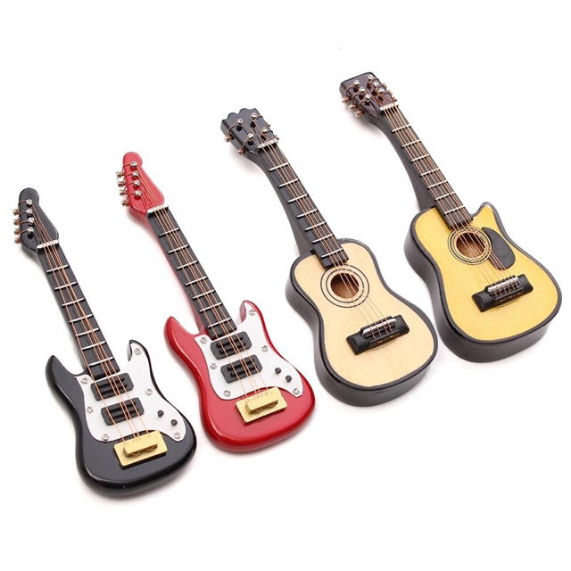 黒 ミニチュア エレキギター アコースティックギター ミニチュア楽器の通販 By あかむつ S Shop ラクマ