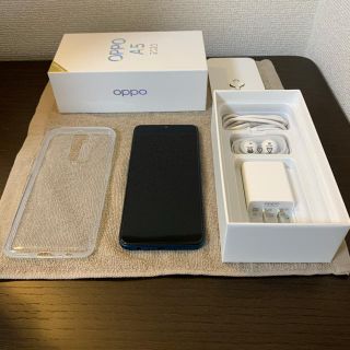 ラクテン(Rakuten)のOPPO A5 2020 ｸﾞﾘｰﾝ ほぼ新品 SIMフリー　楽天モバイル仕様(スマートフォン本体)