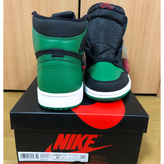 27.5 NIKE air jordan 1 pine green