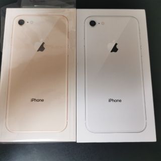 アップル(Apple)のiphone8 ゴールド　シルバー2台セット(スマートフォン本体)