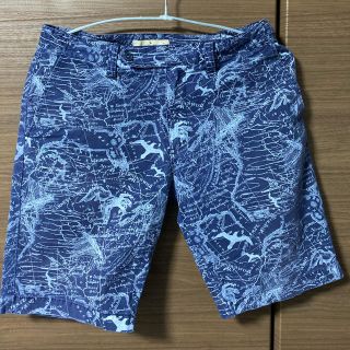 グローバルワーク(GLOBAL WORK)のグローバルワーク　地図柄ショートパンツ メンズ ハーフパンツ(ショートパンツ)