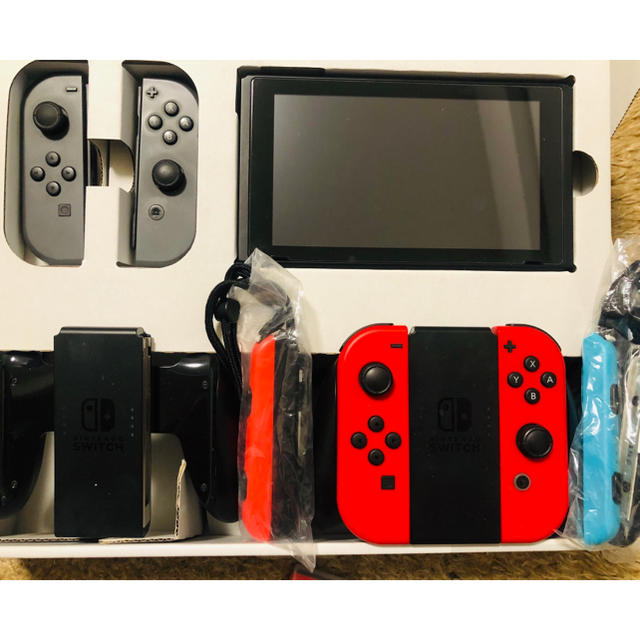 【ちゃんちさま専用】Nintendo Switch 本体  グレー　レッド