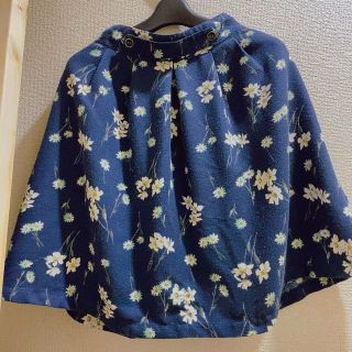 マジェスティックレゴン(MAJESTIC LEGON)の花柄フレアミニスカートボトム春服ネイビー秋服ボタニカルポイント消化(ミニスカート)