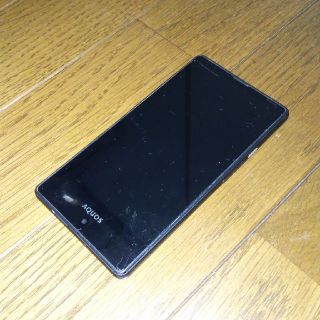 アクオス(AQUOS)のshv33 au ブラック  ジャンク品(スマートフォン本体)