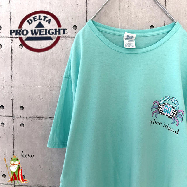 【USA輸入】特価！Tシャツ タイビー島 カニ メンズのトップス(Tシャツ/カットソー(半袖/袖なし))の商品写真