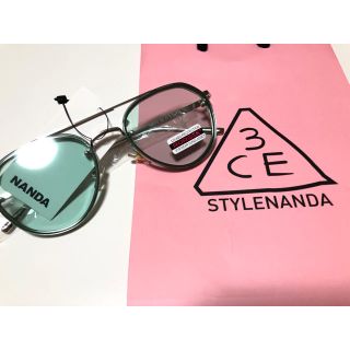 スタイルナンダ(STYLENANDA)の連休のみ千円❣️ 3CE 韓国ファッション　サングラス　グリーン　メガネ(サングラス/メガネ)