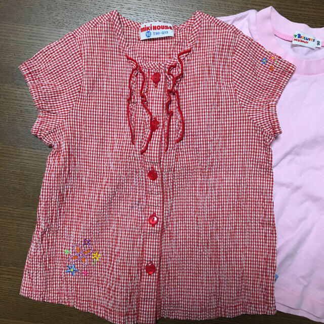 mikihouse(ミキハウス)のミキハウス　90  80 女の子　トップス キッズ/ベビー/マタニティのキッズ服女の子用(90cm~)(Tシャツ/カットソー)の商品写真