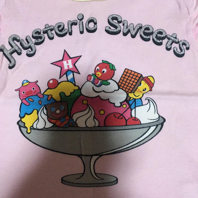 HYSTERIC MINI(ヒステリックミニ)のヒスミニ ☆Tシャツ80cmピンク キッズ/ベビー/マタニティのベビー服(~85cm)(Ｔシャツ)の商品写真