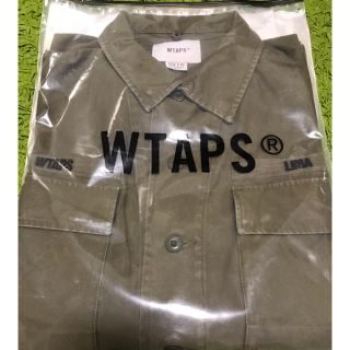 ダブルタップス(W)taps)のWTAPS JUNGLE LS 01 / SHIRT COTTON SATIN(ミリタリージャケット)