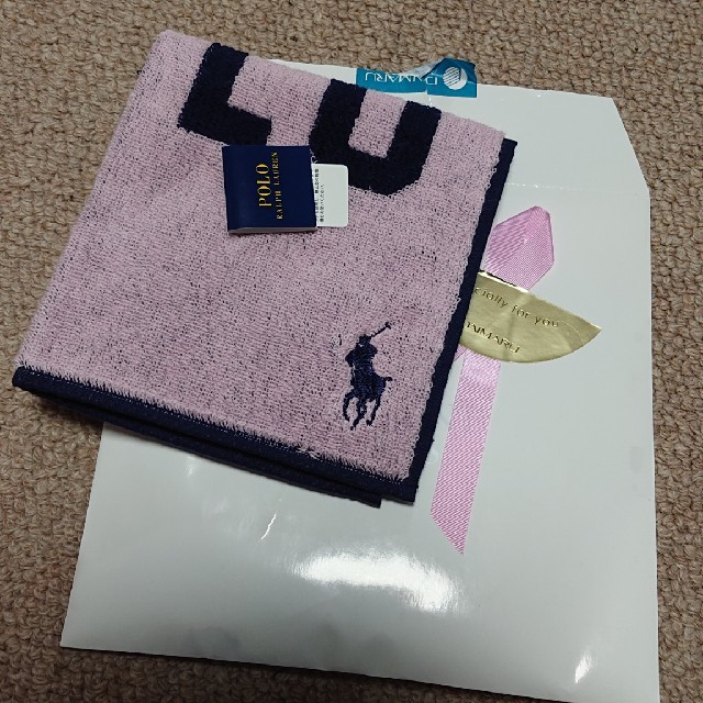 POLO RALPH LAUREN(ポロラルフローレン)のPOLO タオルハンカチ メンズのファッション小物(ハンカチ/ポケットチーフ)の商品写真