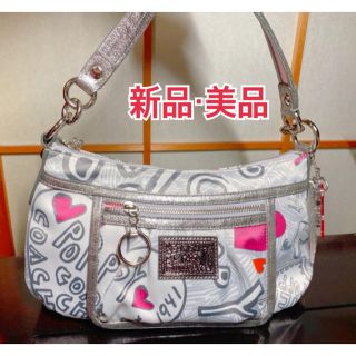 コーチ(COACH)の【在庫処分セール中】☆限定品☆コーチ☆姿も可愛い☆2way☆シルバーピンク(ショルダーバッグ)