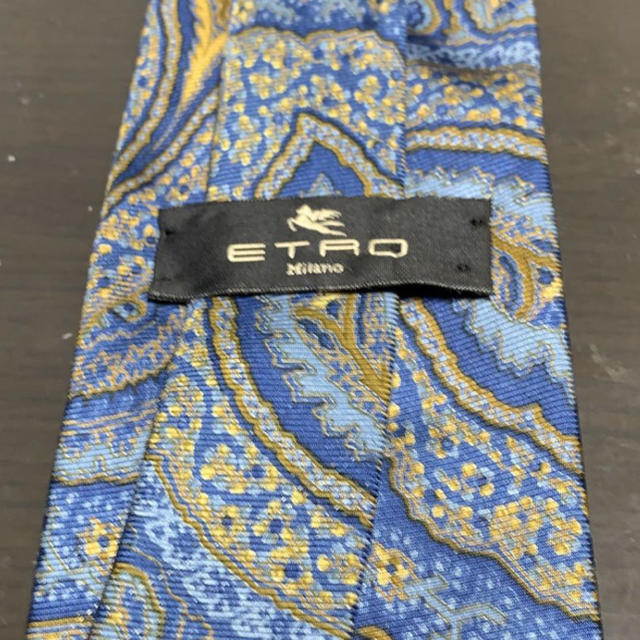 ETRO(エトロ)のETRO エトロ ぺイズリー柄 ネクタイ ブルー系 イタリア製  メンズのファッション小物(ネクタイ)の商品写真