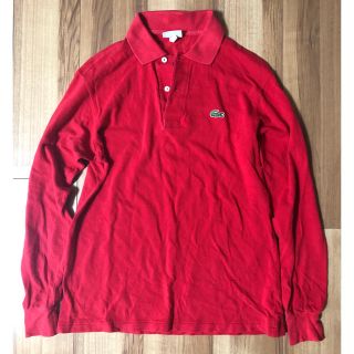 ラコステ(LACOSTE)の特価！ラコステ 長袖ポロシャツ　L1312 赤(ポロシャツ)